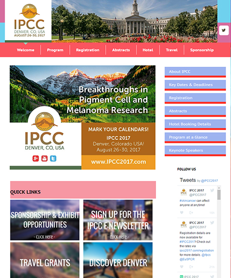 23rd International Pigment Cell Conference, August 26-30, 2017, Denver, CO, USA