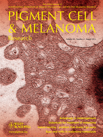 Pigment Cell & Melanoma Research 24:4 (August 2011 issue)