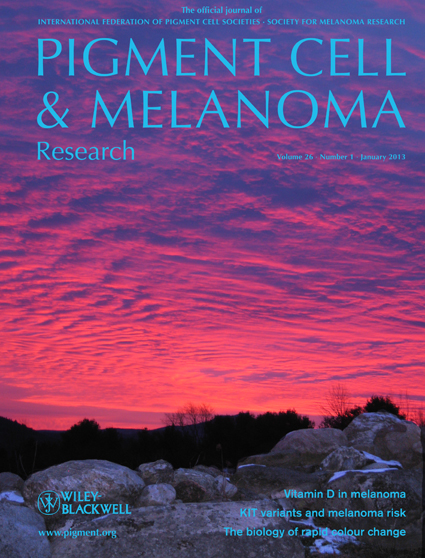 Pigment Cell & Melanoma Research 26:1 (January 2013 issue)